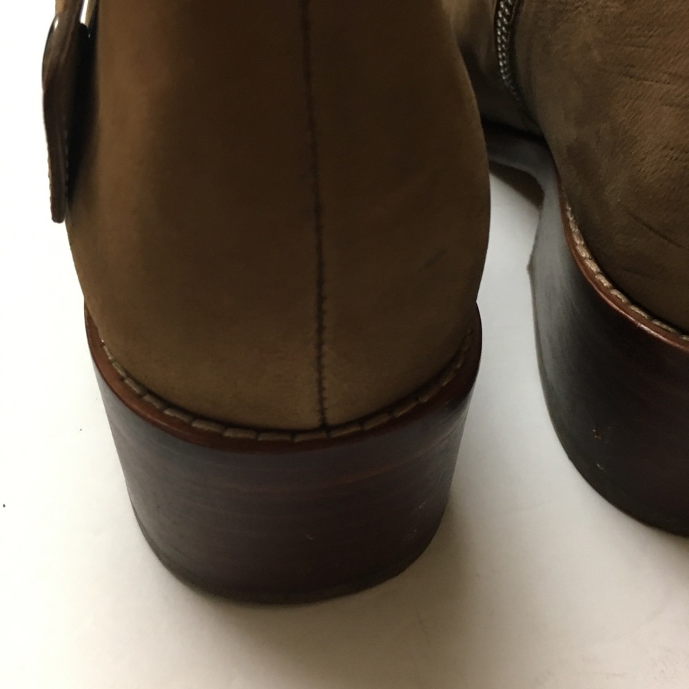 Eileen Fisher Billie Booties Ankle Boots 9 Brown Soft Leather Fall Casual - Picture 10 of 11